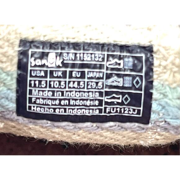 Sanuk Sidewalk Surfer Oatmilk / Cream Canvas Men\'s Loafers Size 11.5 main image 5